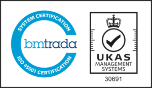 BMTrada ISO 45001 certification logo